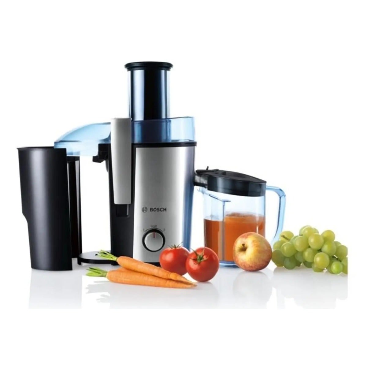 Bosch VitaJuice 3 Centrifugal Juicer 700 Watts - Blue/Silver (MES3500GB) - Image 3