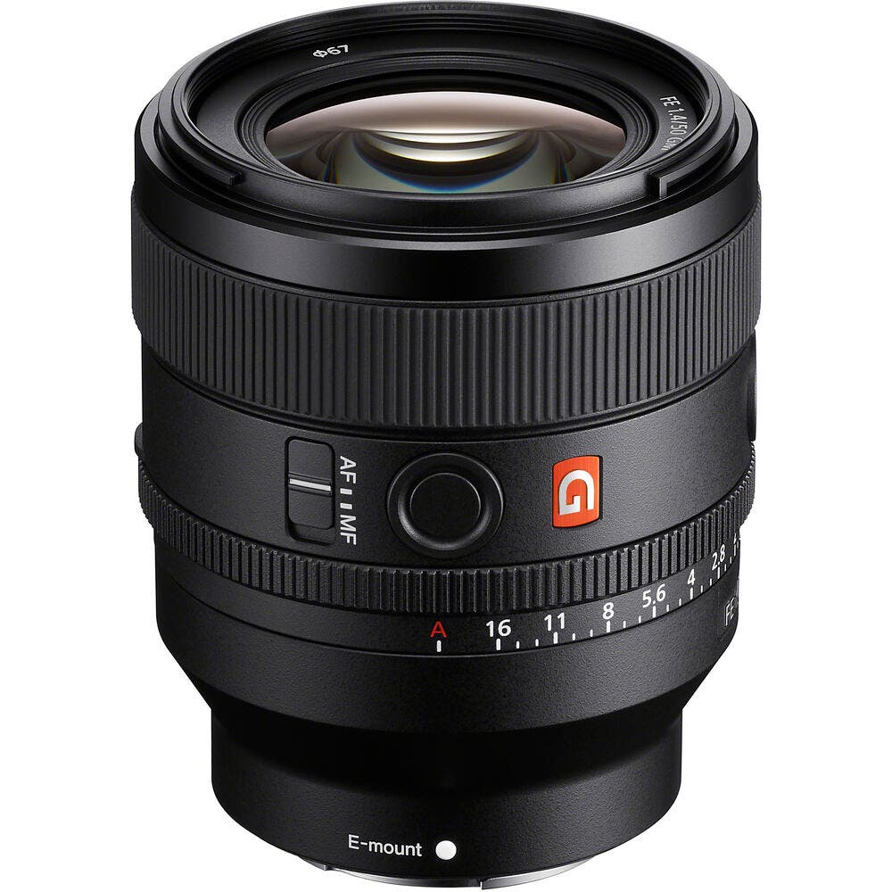 Sony FE 50mm f/1.4 GM Prime Lens - Black (SEL50F14GM-R)