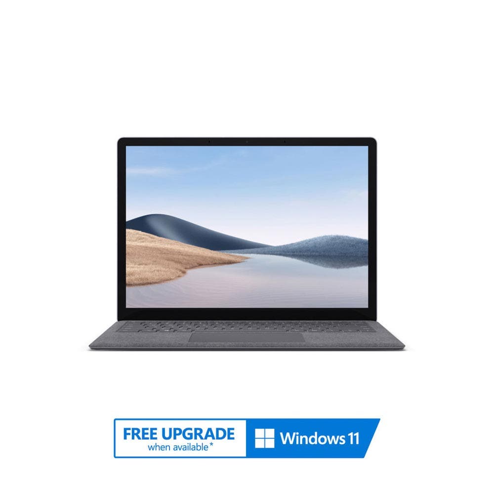 Microsoft Surface Laptop 4, Ryzen 5-4680U, 8GB RAM, 256GB SSD, 13.5" Pixelsense Laptop, Platinum Fabric Finish