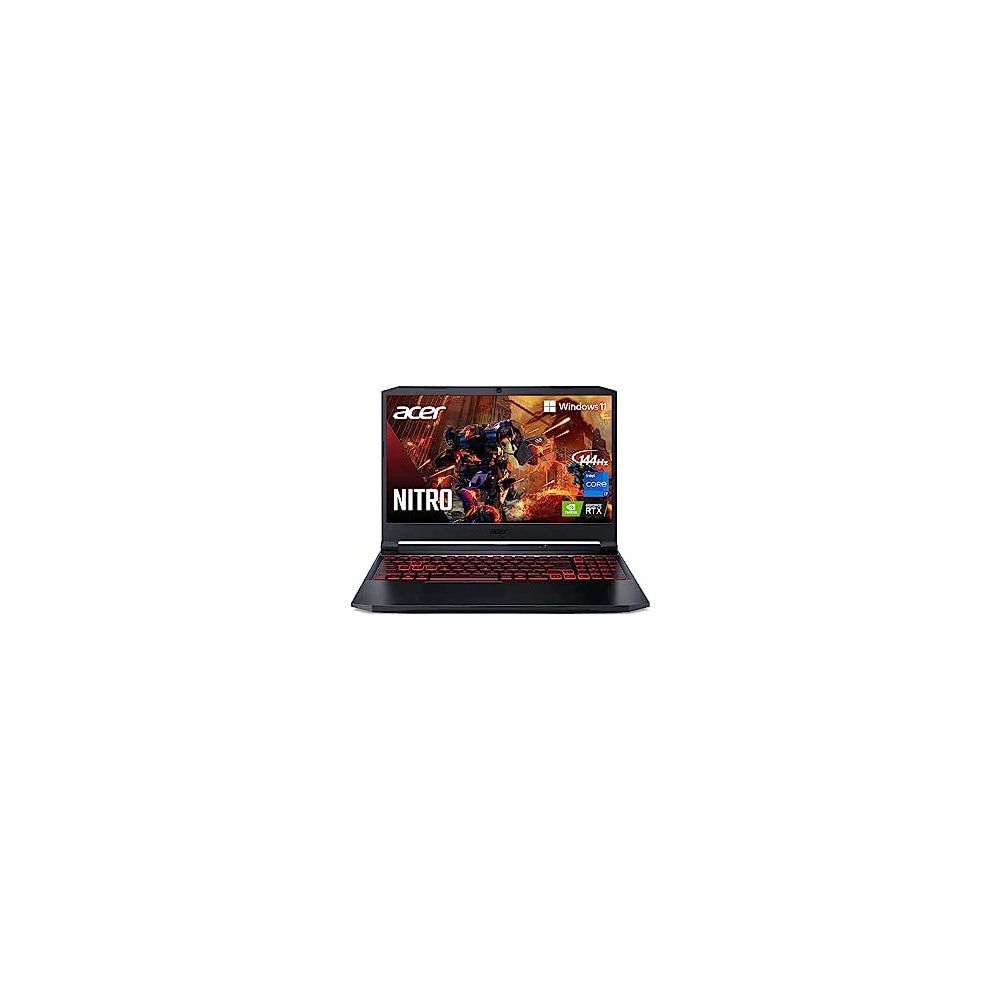 Acer Nitro 5, Core i7-11800H, 16GB RAM, 1TB SSD, Nvidia GeForce RTX 3060 6GB Graphics, 15.6" FHD 144Hz Gaming Laptop, Black