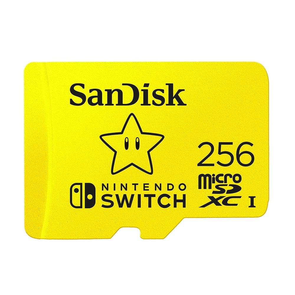 SanDisk 256GB microSDXC Card for Nintendo Switch - 100MB/s (SDSQXAO-256G-GN3ZN)