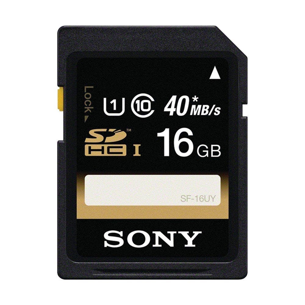 Sony SF-16UY3/T 16GB SDHC Memory Card