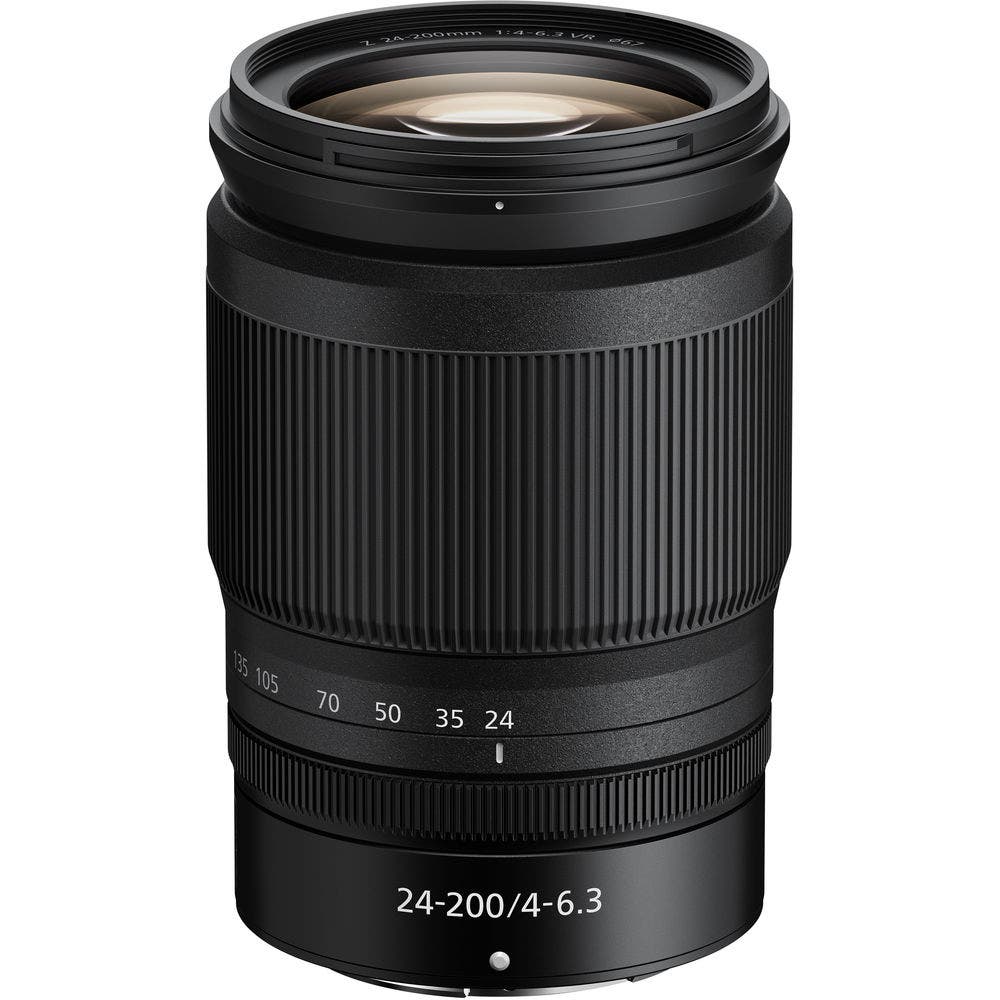 Nikon NIKKOR Z 24-200mm f/4-6.3 VR Telephoto Zoom Lens - Black (NKR Z 24-200 F4-63 LENS)