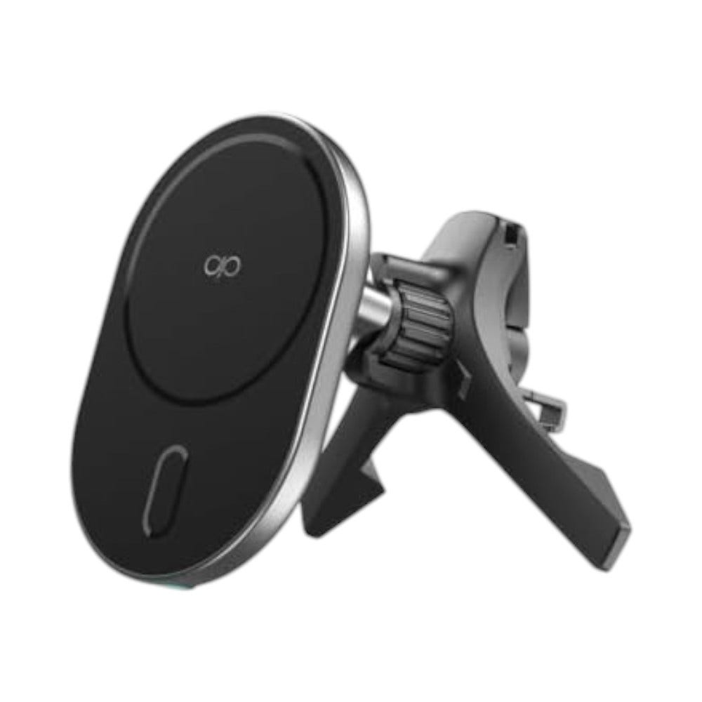 Force Power Car Charger Air Vent Compatible MagSafe 15W, Black (FPMSPADAIRV15WB)