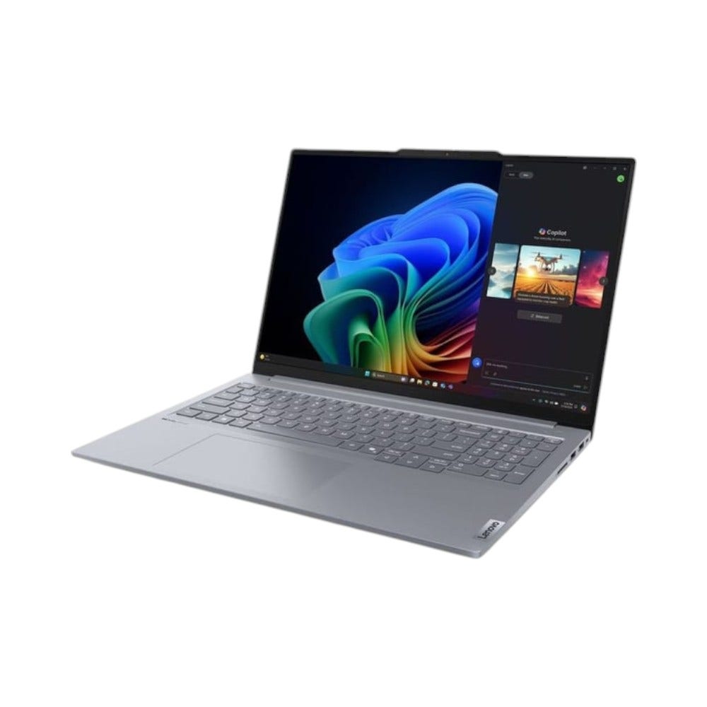Lenovo ThinkBook 16 G7 Snapdragon X Plus X1P-42-100 32GB RAM 1TB SSD Qualcomm Adreno Graphics 16" WUXGA Windows 11 Pro - Luna Grey With Lenovo Wireless Stereo Headset (21NH000DAX+ANC) - Image 3