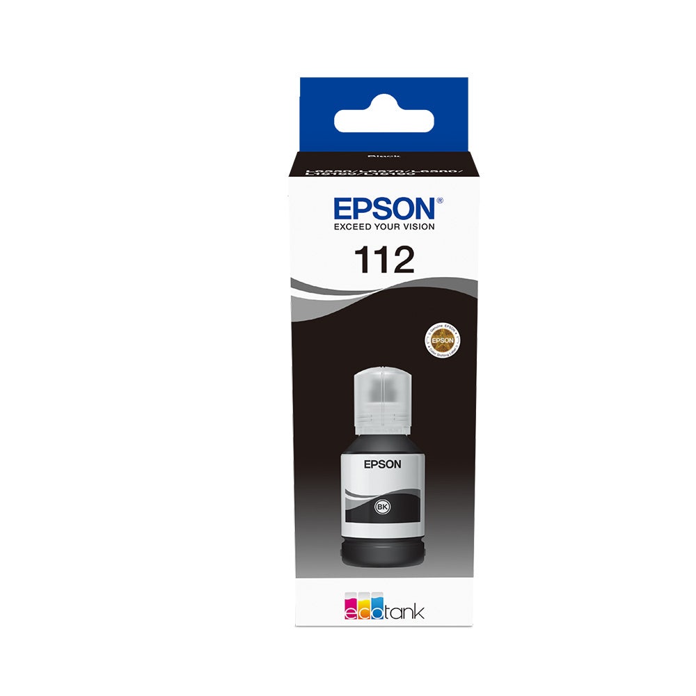 EPSON 112 EcoTank Pigment Black Ink Bottle