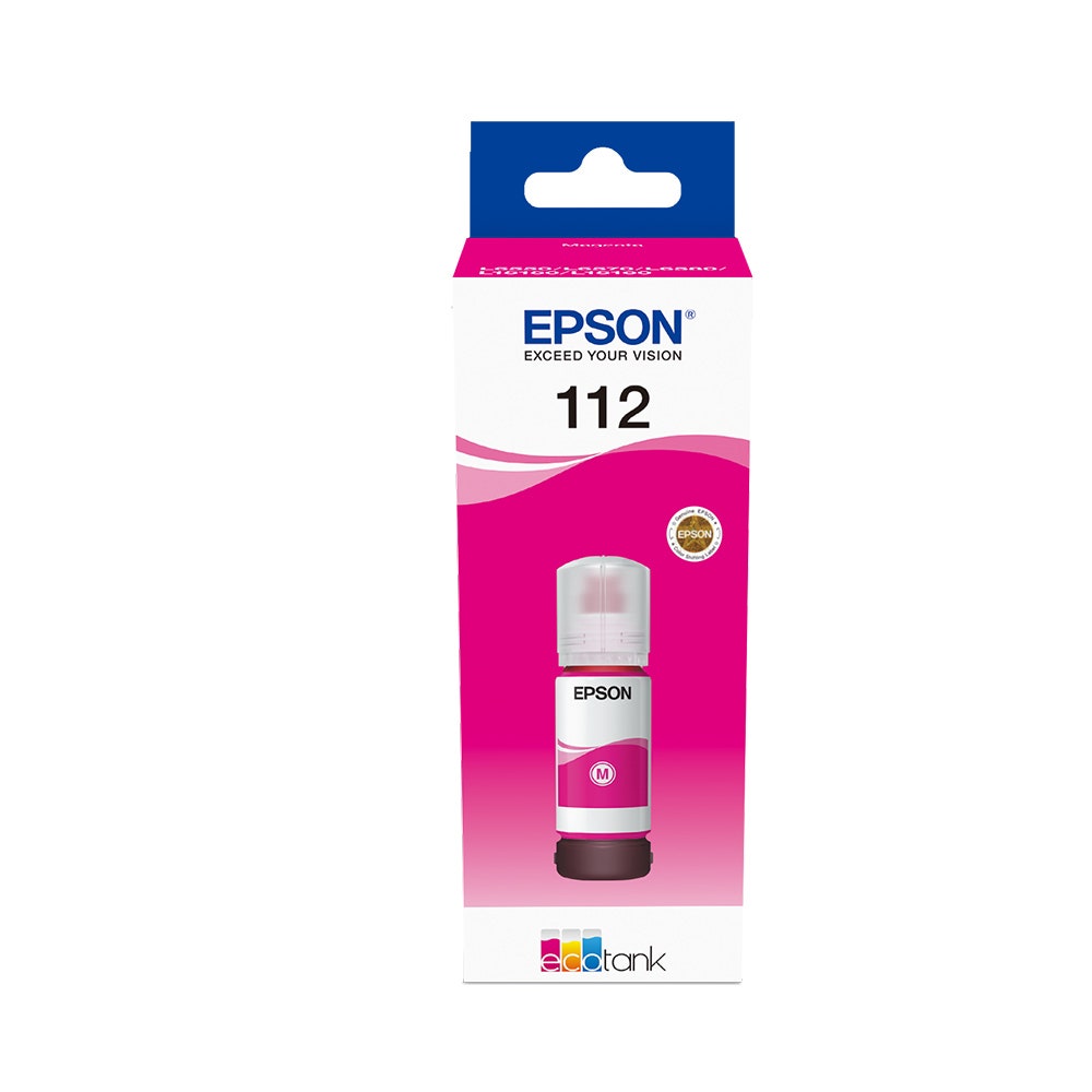 EPSON 112 EcoTank Pigment Magenta Ink Bottle