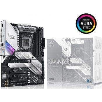 ASUS ROG Strix Z490 -A Gaming, Z490 LGA 1200, ATX White Scheme Gaming Motherboard