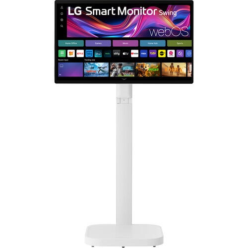 LG 31.5 inch 4K UHD 5ms 60Hz IPS Smart Monitor Swing with Touchscreen (LG-32U889SA-W) - Image 5