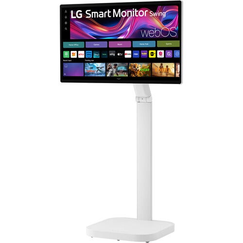 LG 31.5 inch 4K UHD 5ms 60Hz IPS Smart Monitor Swing with Touchscreen (LG-32U889SA-W) - Image 6