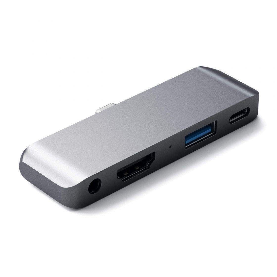 Satechi Aluminum Type-C Mobile Pro Hub Adapter, Space Gray