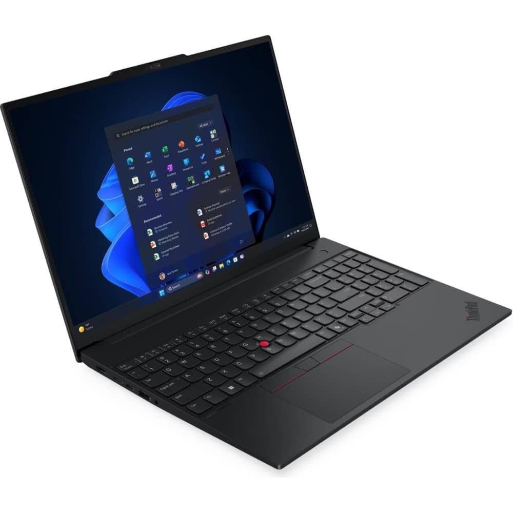 Lenovo ThinkPad E16 Gen 3 Intel Core Ultra 5-225U 16GB RAM 512GB SSD Intel Graphics 16-Inch WUXGA Windows 11 Pro Laptop – Black (21SR005MGR+ANC)