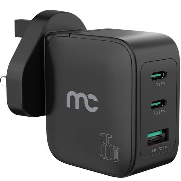 Mycandy GaN Travel Charger Black (ACMYCNGTCD165BLK)