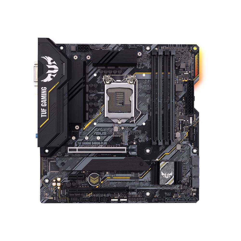 Intel B460 (LGA 1200) micro ATX gaming motherboard with dual M. 2 (90MB1450-M0EAY0)