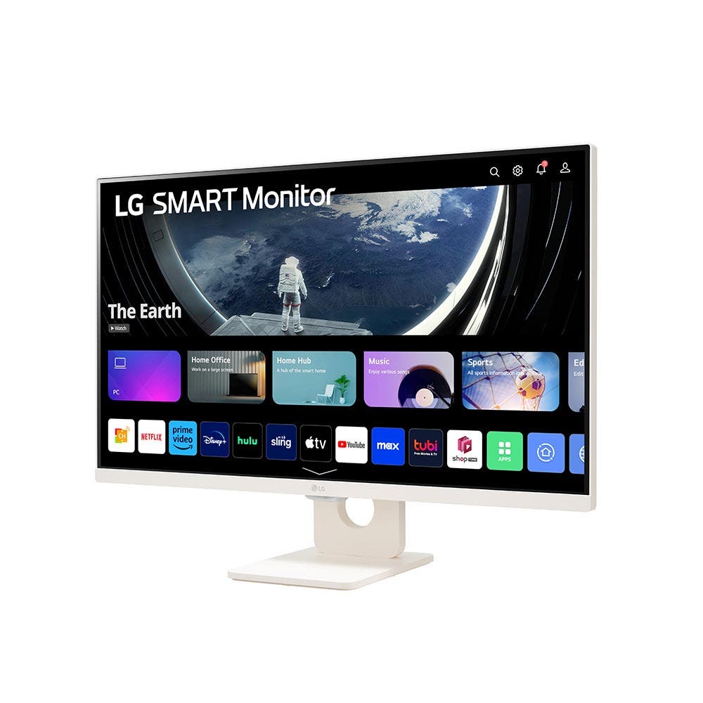 LG 27SR50F-W 27" 14ms 60Hz FHD IPS Smart Monitor with webOS (LG-27SR50F-W) - Image 4