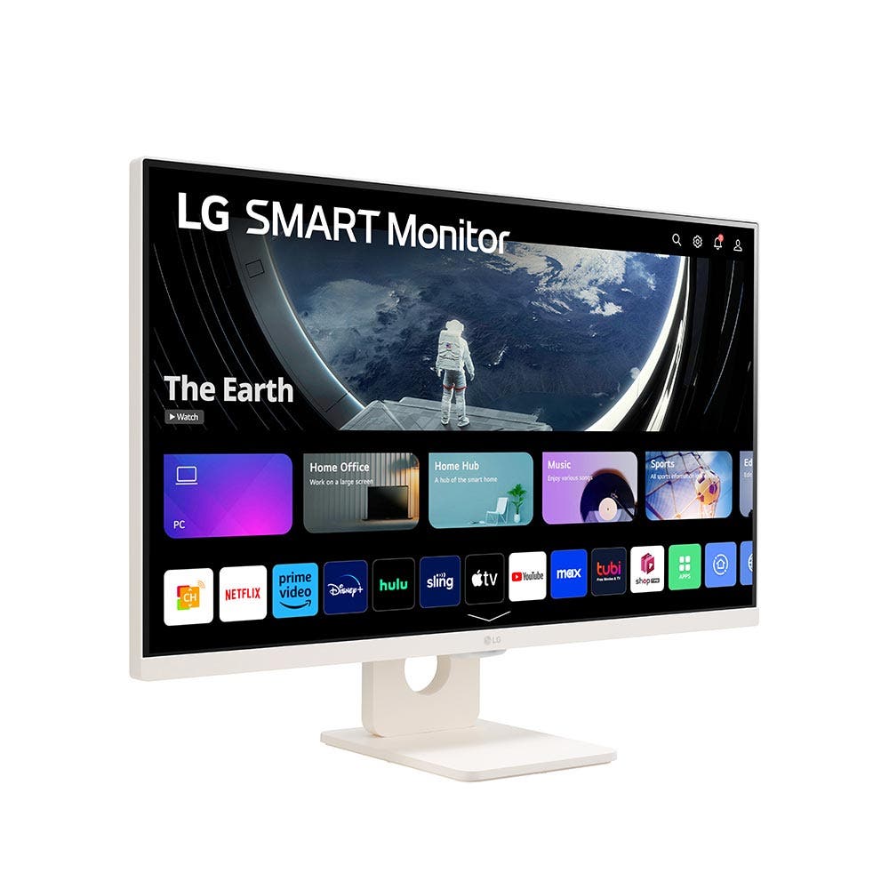 LG 27SR50F-W 27" 14ms 60Hz FHD IPS Smart Monitor with webOS (LG-27SR50F-W) - Image 3