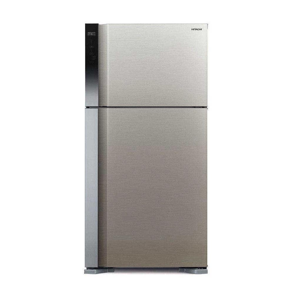 Hitachi Top Mount Refrigerator 710 Liters - Brilliant Silver (RV710PUK7KBSL)