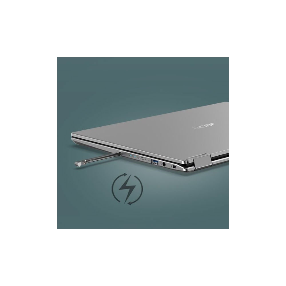 Acer Spin 1, Intel Celeron N4500, 4GB RAM, 128GB EMMC, 14" FHD Convertible Laptop, Silver - Image 8