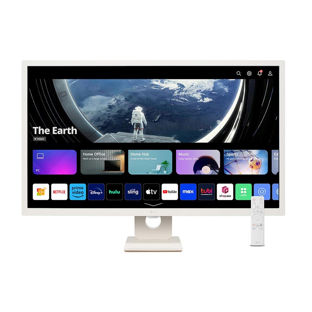LG 32SR50F-W 32" 8ms 60Hz FHD IPS Smart Monitor with webOS (LG-32SR50F-W)