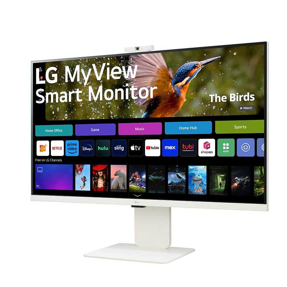 LG 32SR85U-W 32" 4K UHD IPS MyView Smart Monitor with webOS and Built-in FHD Webcam - Image 4