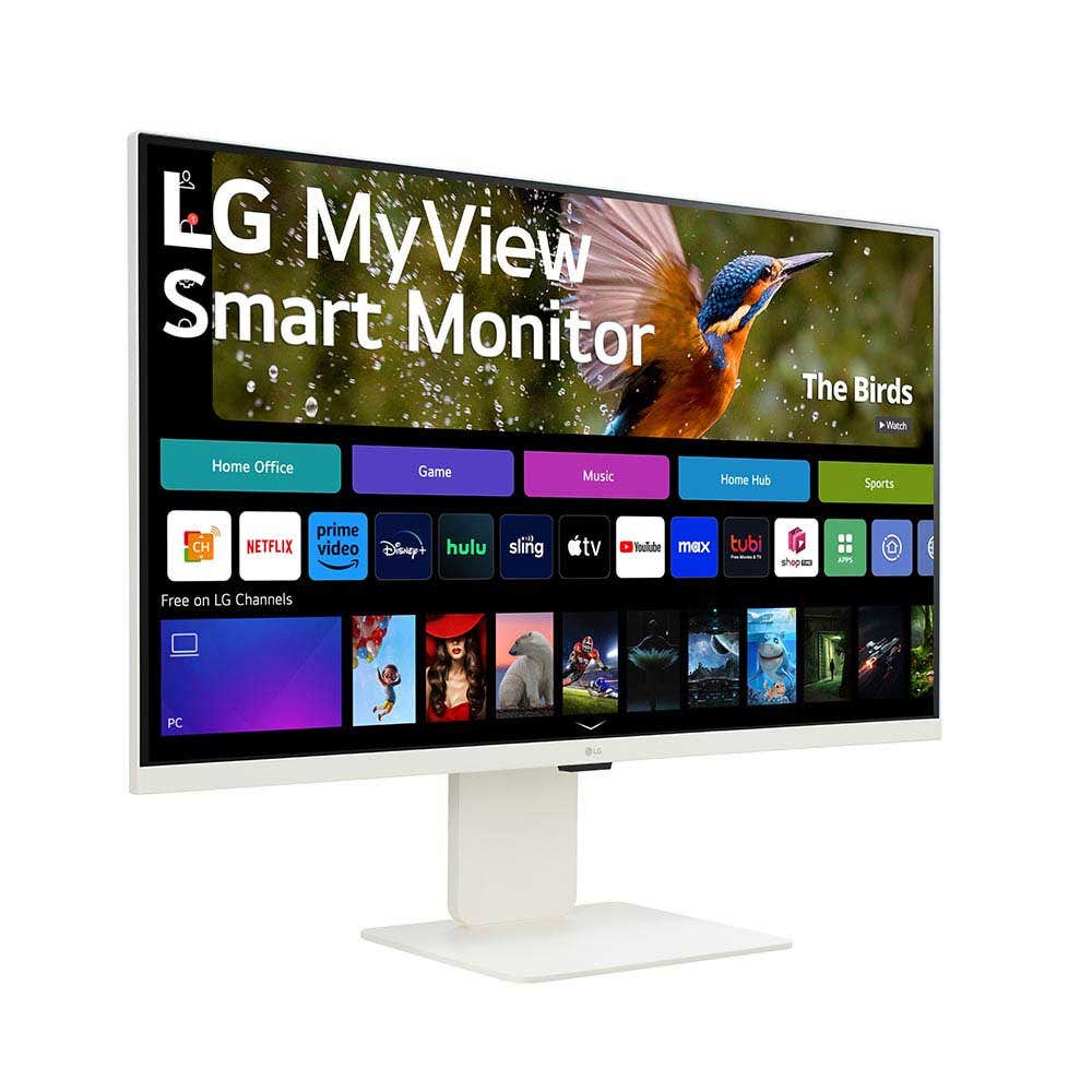 LG 32SR85U-W 32" 4K UHD IPS MyView Smart Monitor with webOS and Built-in FHD Webcam - Image 3