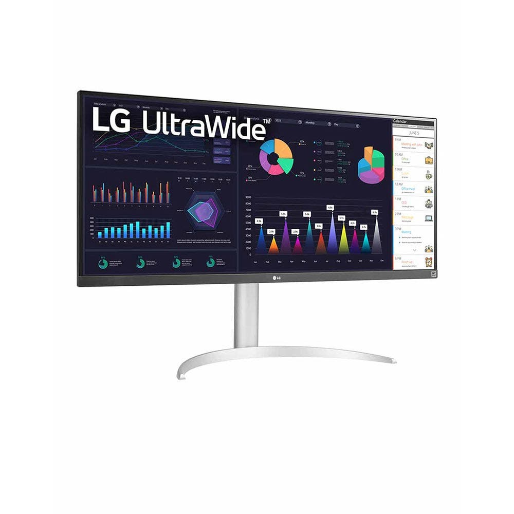 LG 34WQ650-W 34" FHD 1ms 100Hz Ultrawide Monitor With AMD FreeSync - Silver (LG-34WQ650-W) - Image 3