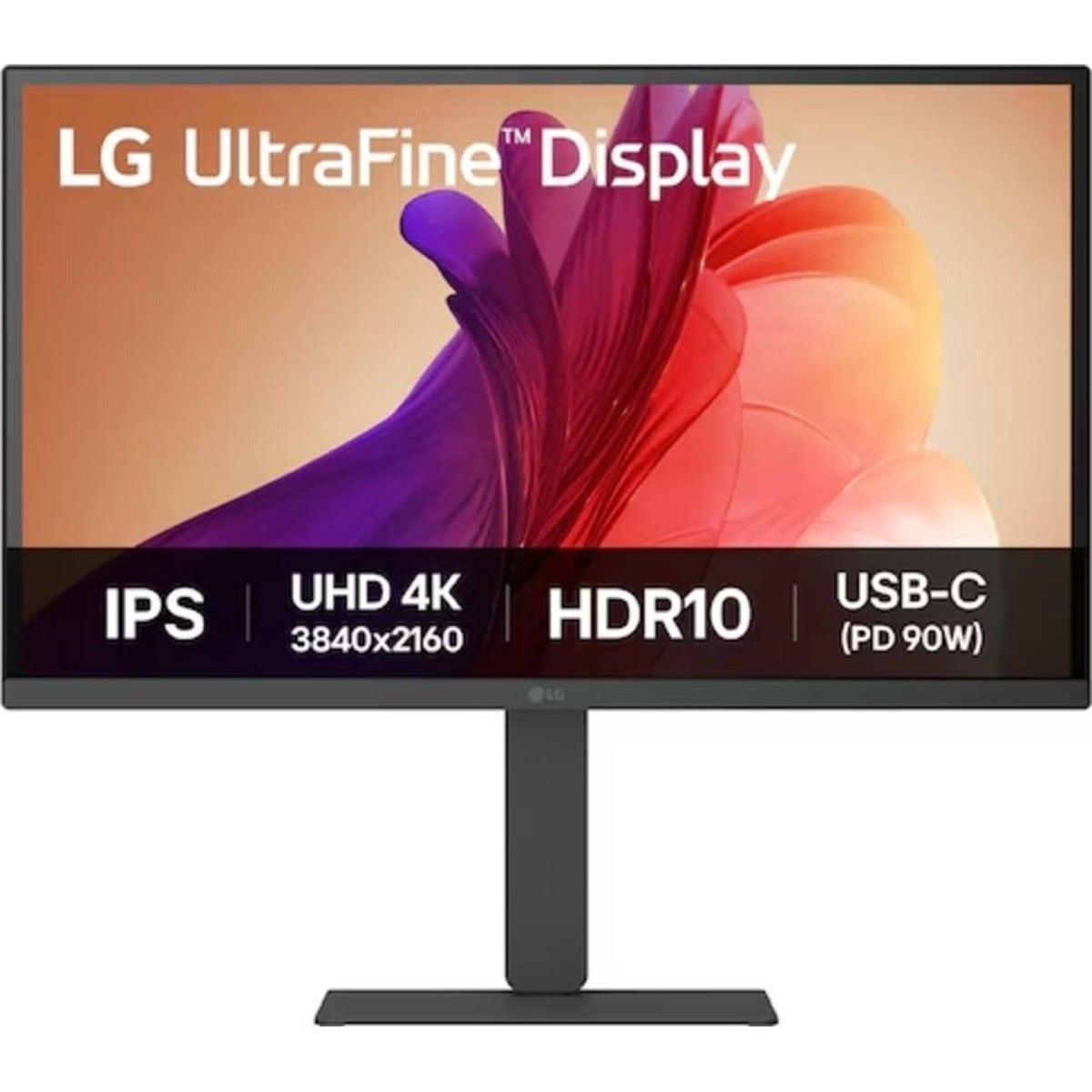 LG 27 Inch UltraFine 4K UHD Flat IPS Panel 60Hz Monitor - Black (LG-27U730A-B)