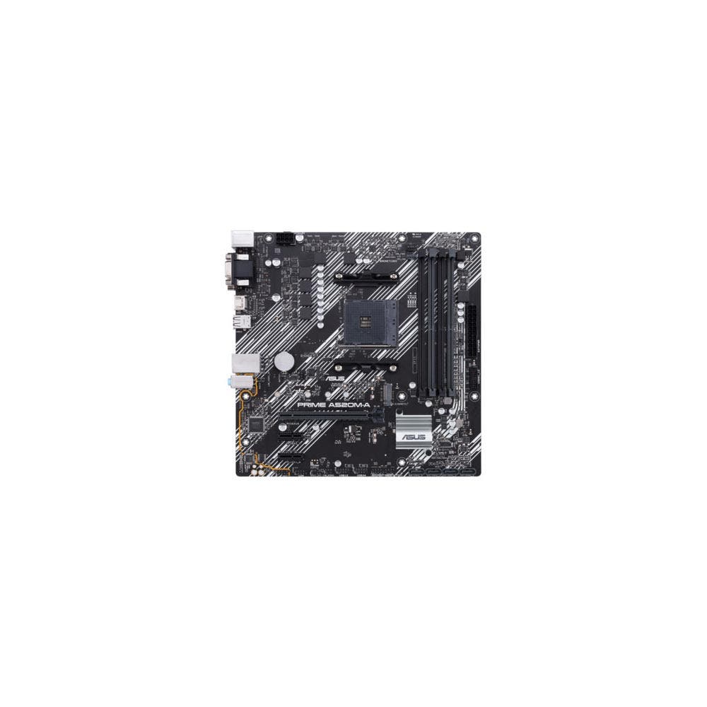Asus AMD A520 (Ryzen AM4) micro ATX motherboard with M. 2 support, 1 Gb Ethernet, HDMI-DVI-D-Sub, SATA 6 Gbps, USB 3.2 Gen 2 Type-A
