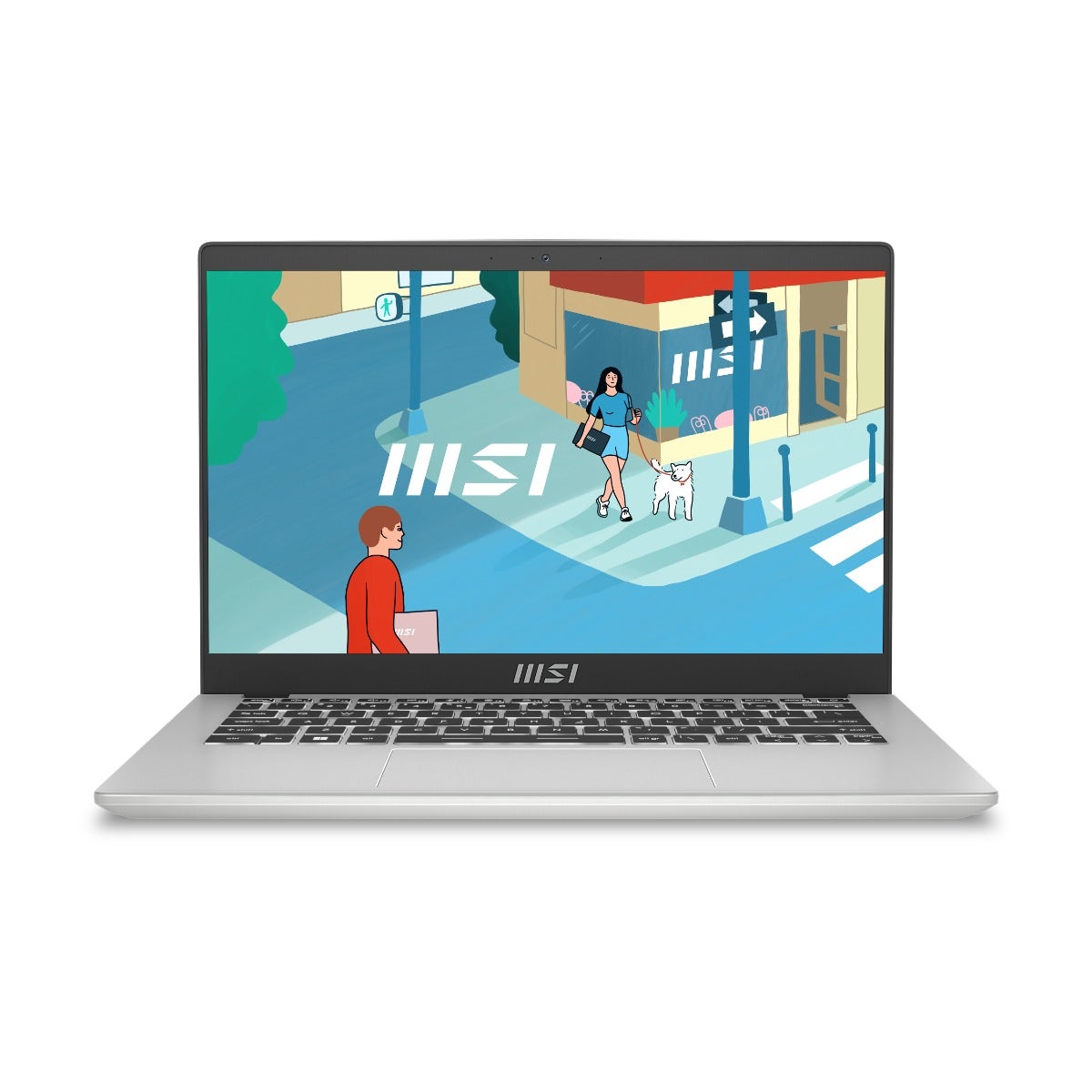 MSI Intel Core i5-1335U 8GB RAM 512GB SSD Shared Graphics 14" Laptop - Urban Silver (MODERN14-9S7-14J111-433)