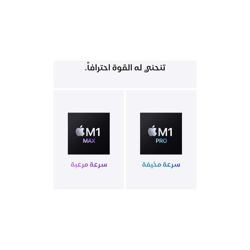 Apple MacBook Pro 16, M1 Pro Chip, 10 Core CPU, 16 Core GPU, 16GB RAM, 512GB SSD, Space Gray, Arabic - Image 6