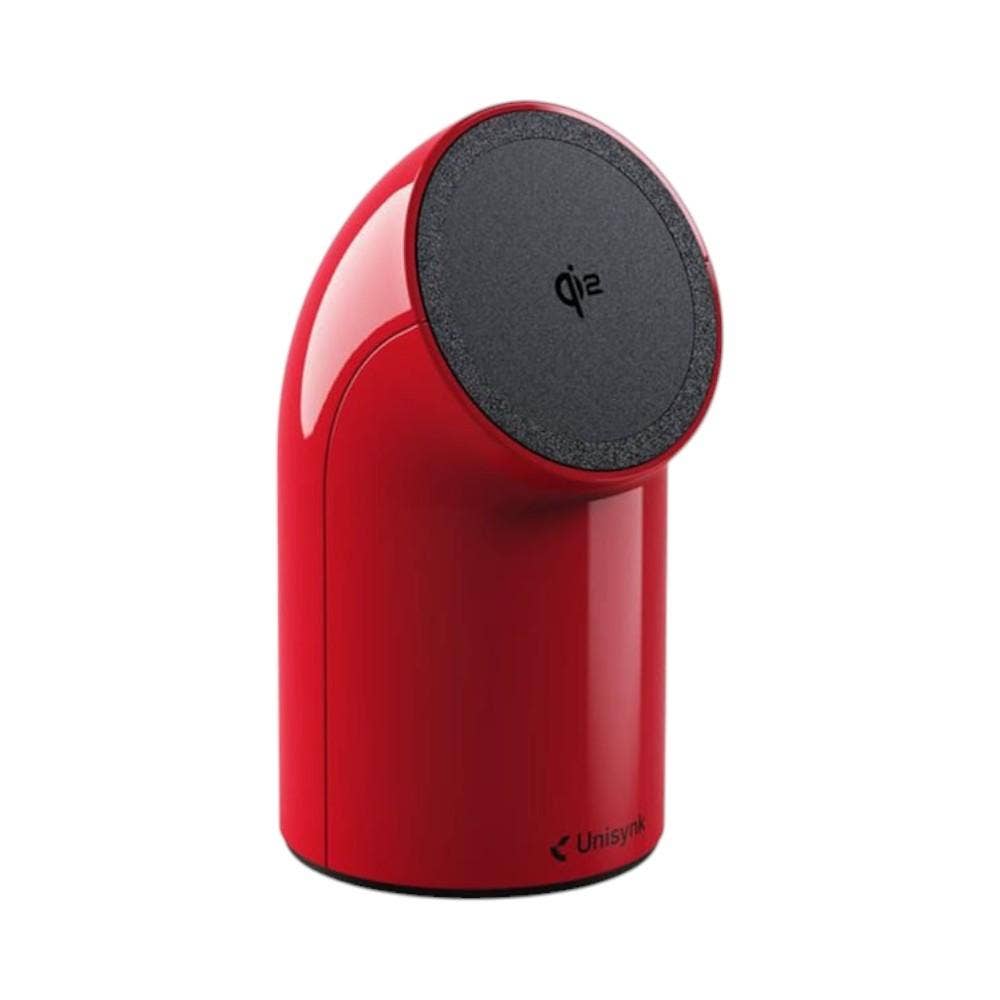 Unisynk Stand2 Magnetic Wireless Charger, Red (ACUYKWDCQI215WRD10443)