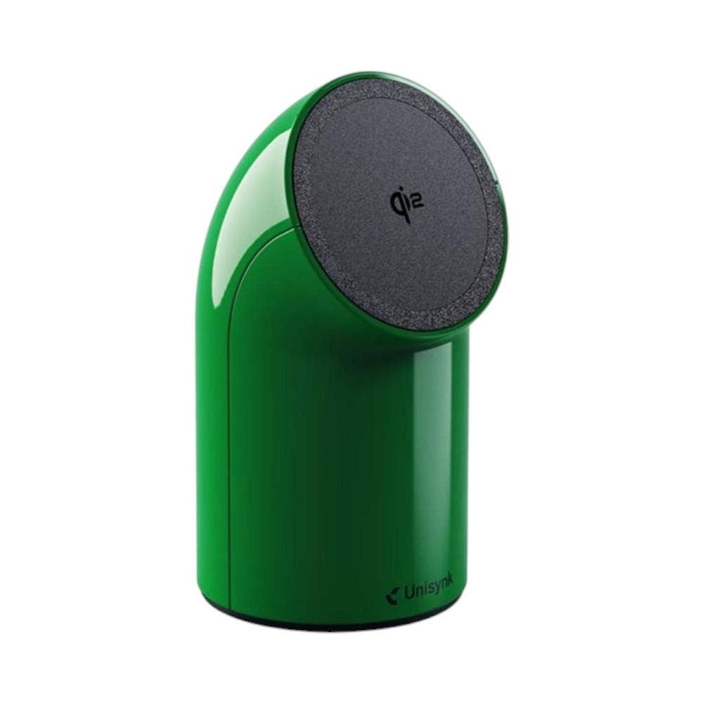Unisynk Stand2 Magnetic Wireless Charger, Green (ACUYKWDCQI215WGR10444)