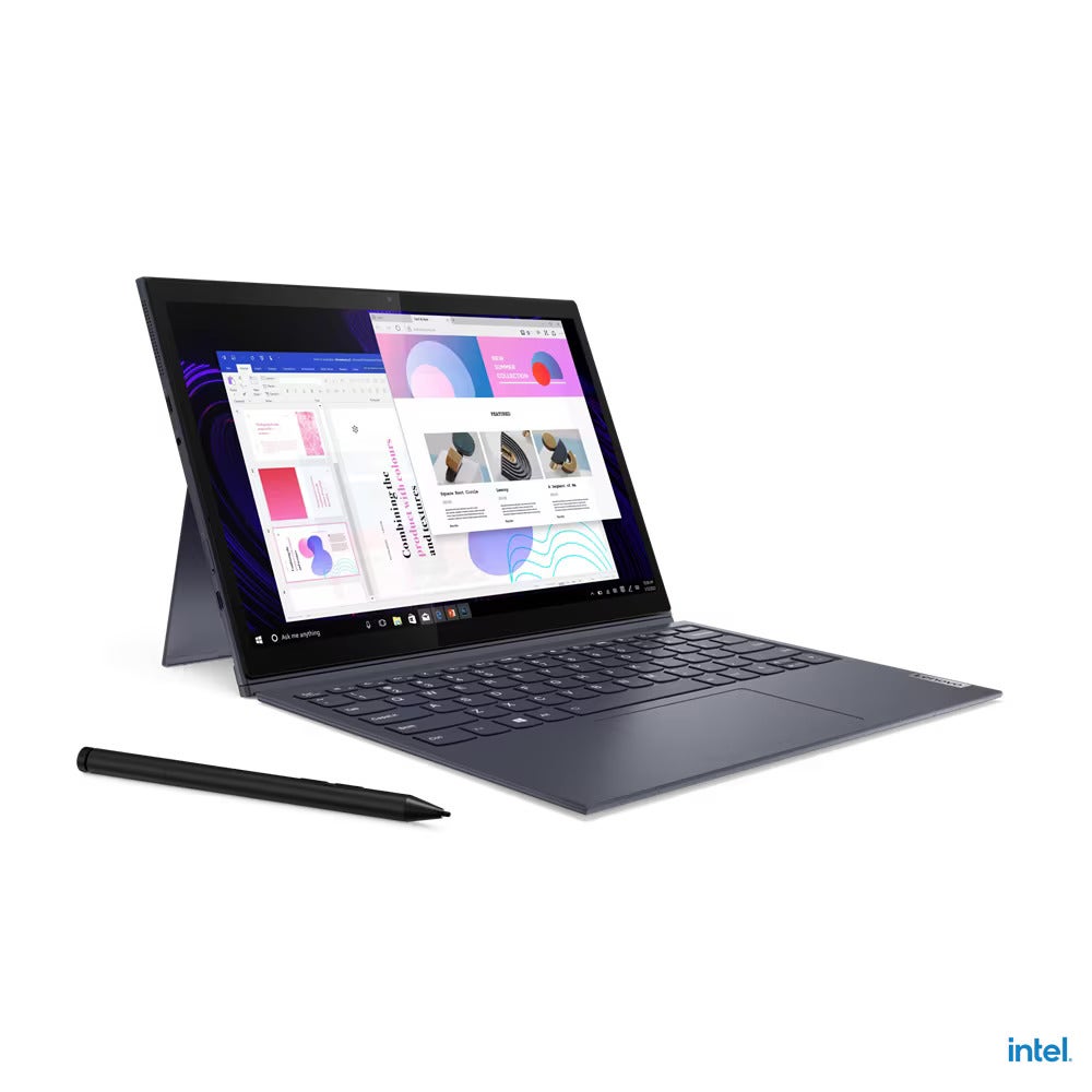 Lenovo YOGADUWT7-82MA0027AX, Intel core i7 - 1165G7, 16 GB RAM, 1 TB SSD, Integrated Intel Iris Xe Graphics, 13" Laptop, GRAY - Image 4