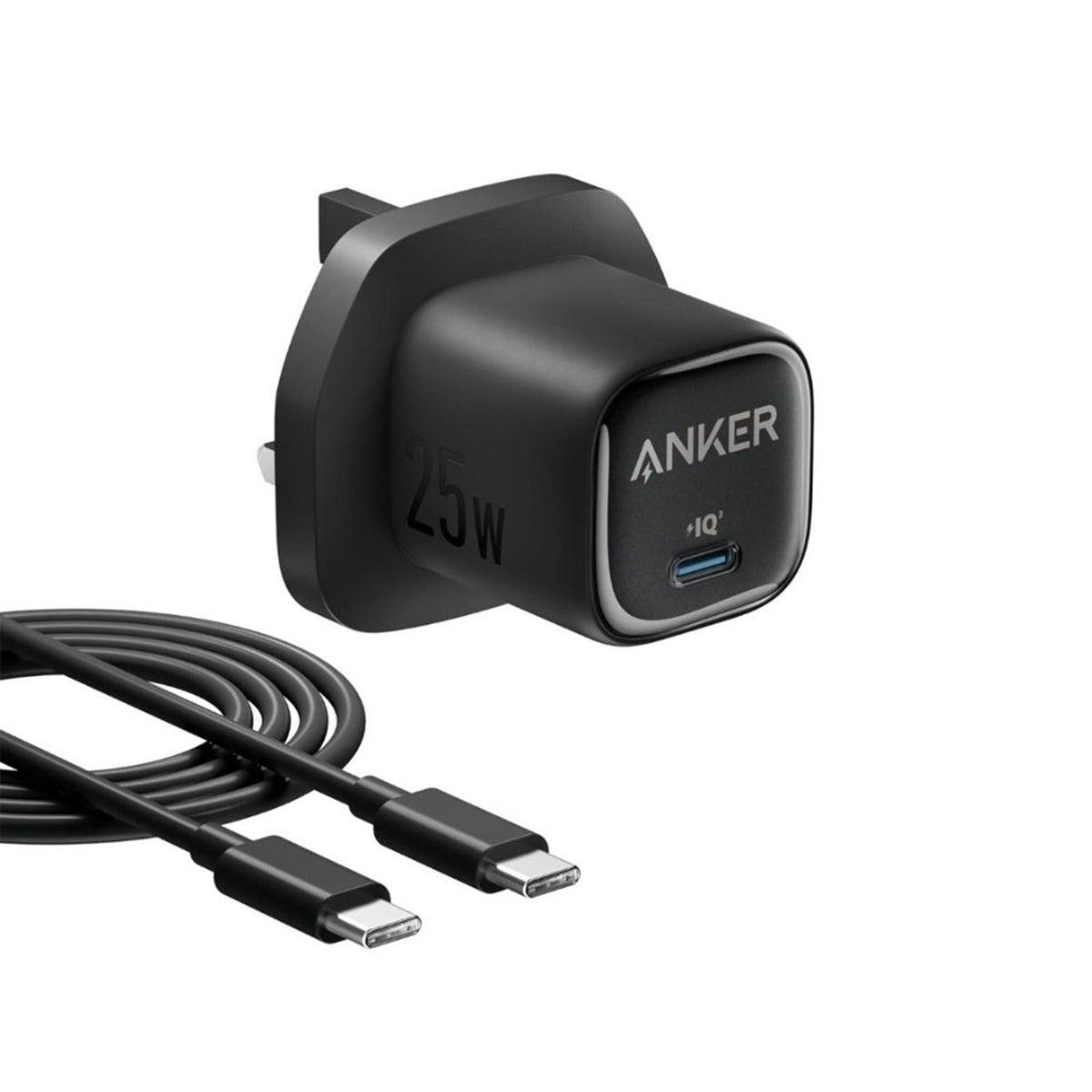 Anker 25W USB-C Charger Block - Black (ANK-B2656K11)