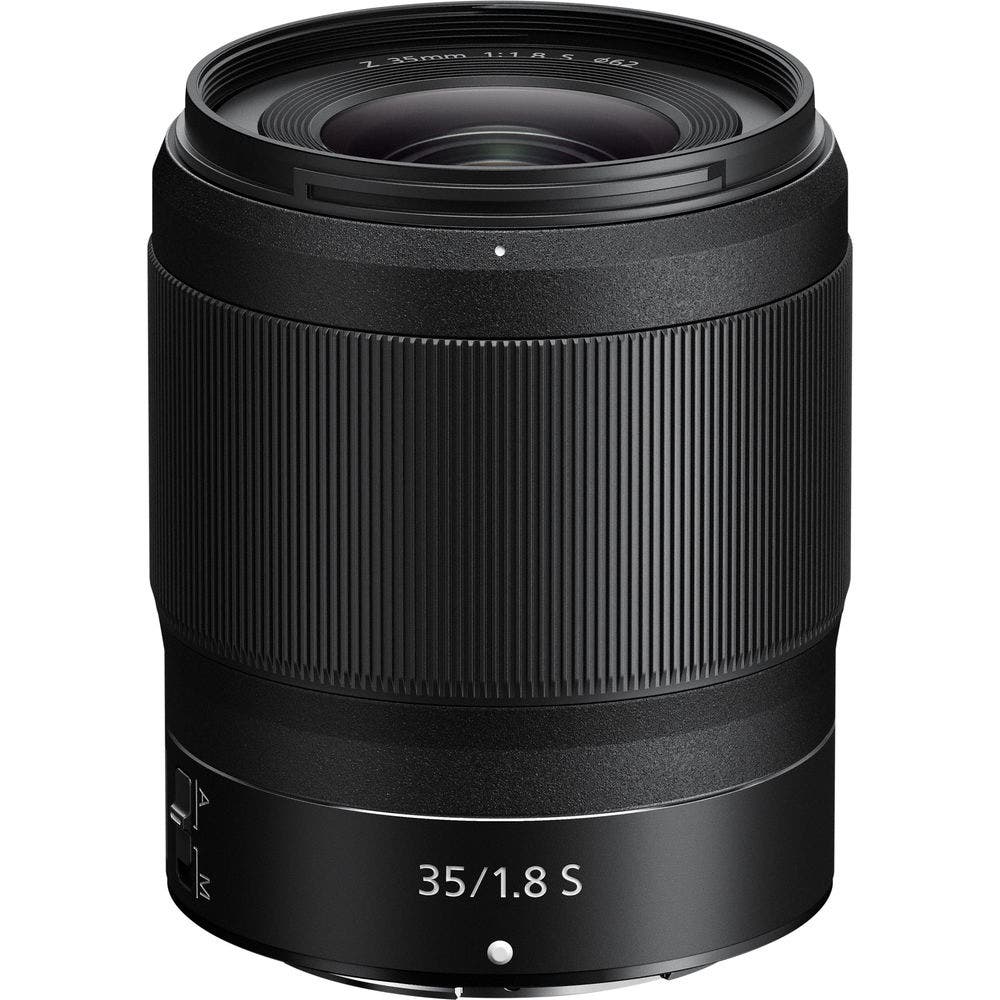 Nikon NIKKOR Z 35mm f/1.8 S Standard Prime Lens - Black (NKR Z 35F18S LENS)
