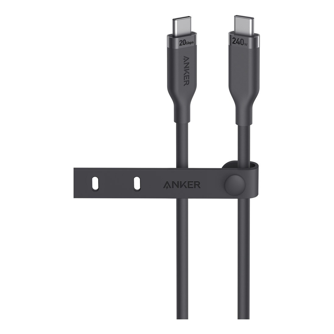 Anker USB-C to USB-C Cable 3ft 240W 20 Gbps Bio-Based - Black (A80N1H11)