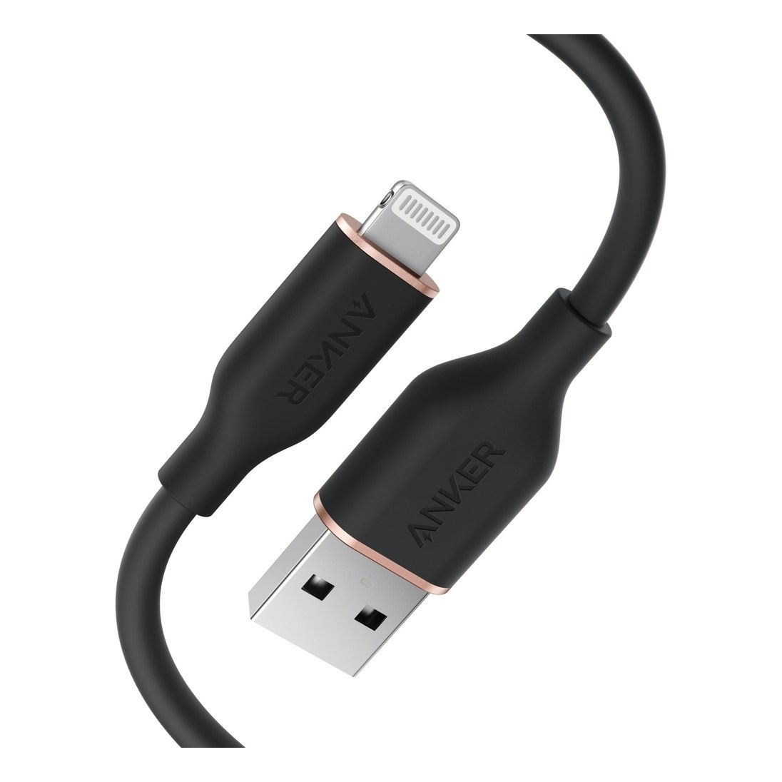 Anker PowerLine III Flow USB-A to Lighting Cable - Black (A85A1011)