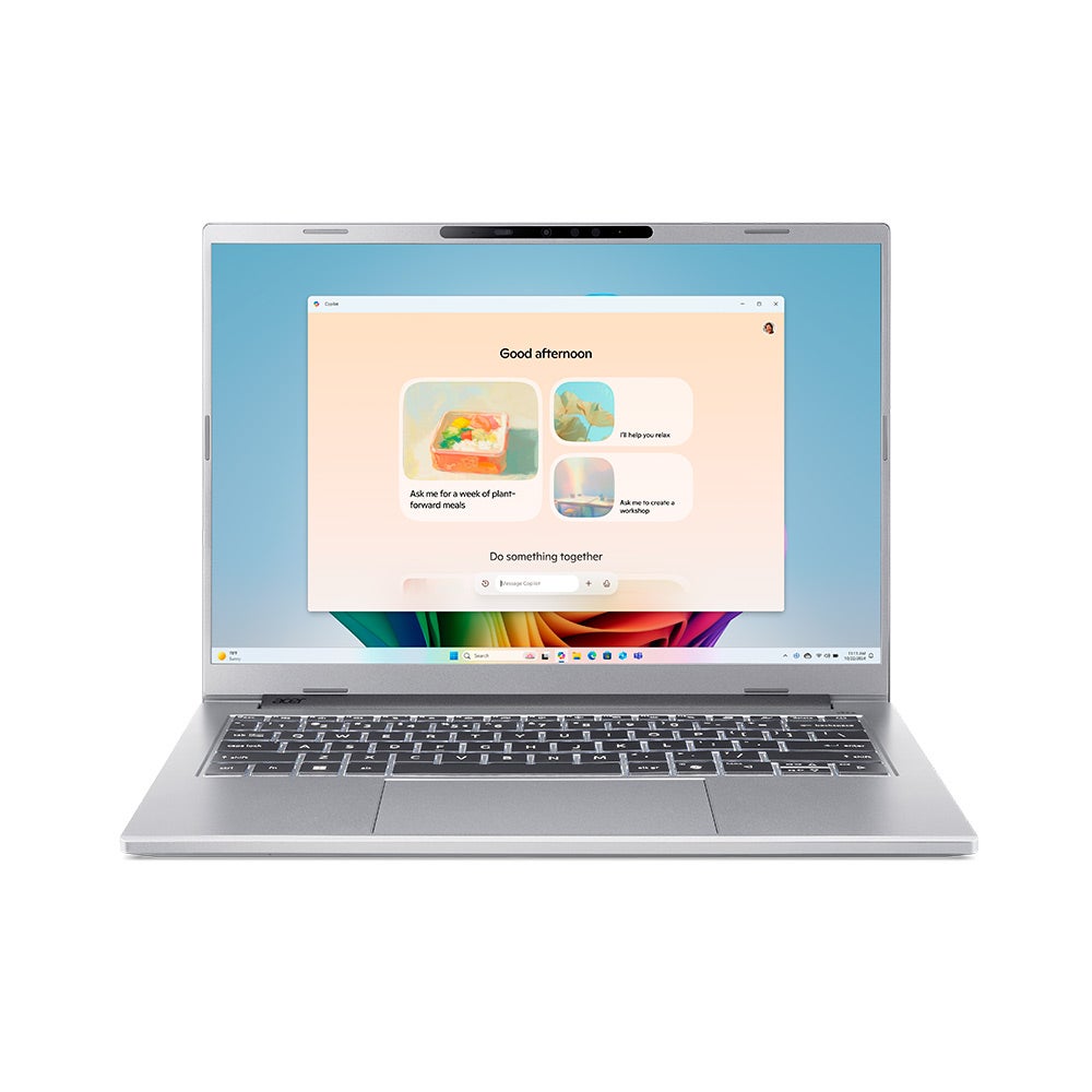 Acer Aspire AI Intel Core Ultra 9-288V 32GB RAM 1TB SSD Shared Graphics 14 inch WUXGA Windows 11 Home Laptop - Iron [A14-53M-993S-NX.JNQEM.001]