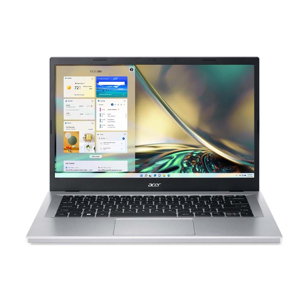 ASUS Aspire 3 NX.KMKEM.007 Intel Core i3-N305 8GB RAM 256GB SSD Shared Graphics 14" Laptop - Silver (A314-36-30GB-NX.KMKEM.007)