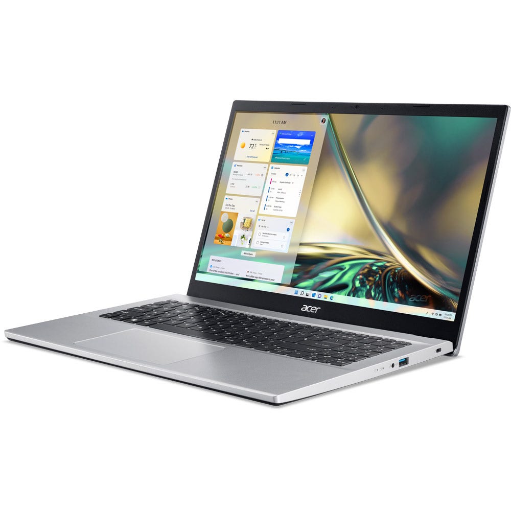 Acer Aspire 3 A315-NX.K6TEM.008 Intel Core i7-1255U 16GB RAM 512GB SSD Shared Graphics 15.6" FHD Win 11 Home Laptop - Silver - Image 3