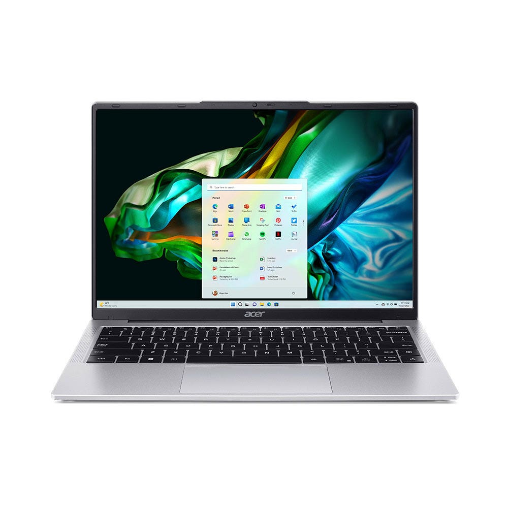 Acer Aspire Lite Intel Core i3-N300 8GB RAM 512GB SSD Shared Graphics 14" WUXGA Windows 11 Home Laptop - Silver [AL14-NX.KS9EM.008]
