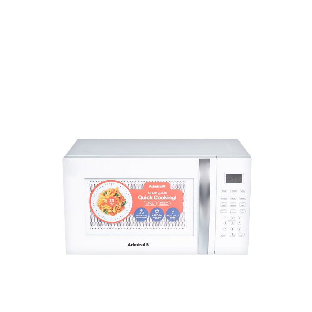 Admiral Microwave Oven 23 Liters - White (ADMW23WSWP)