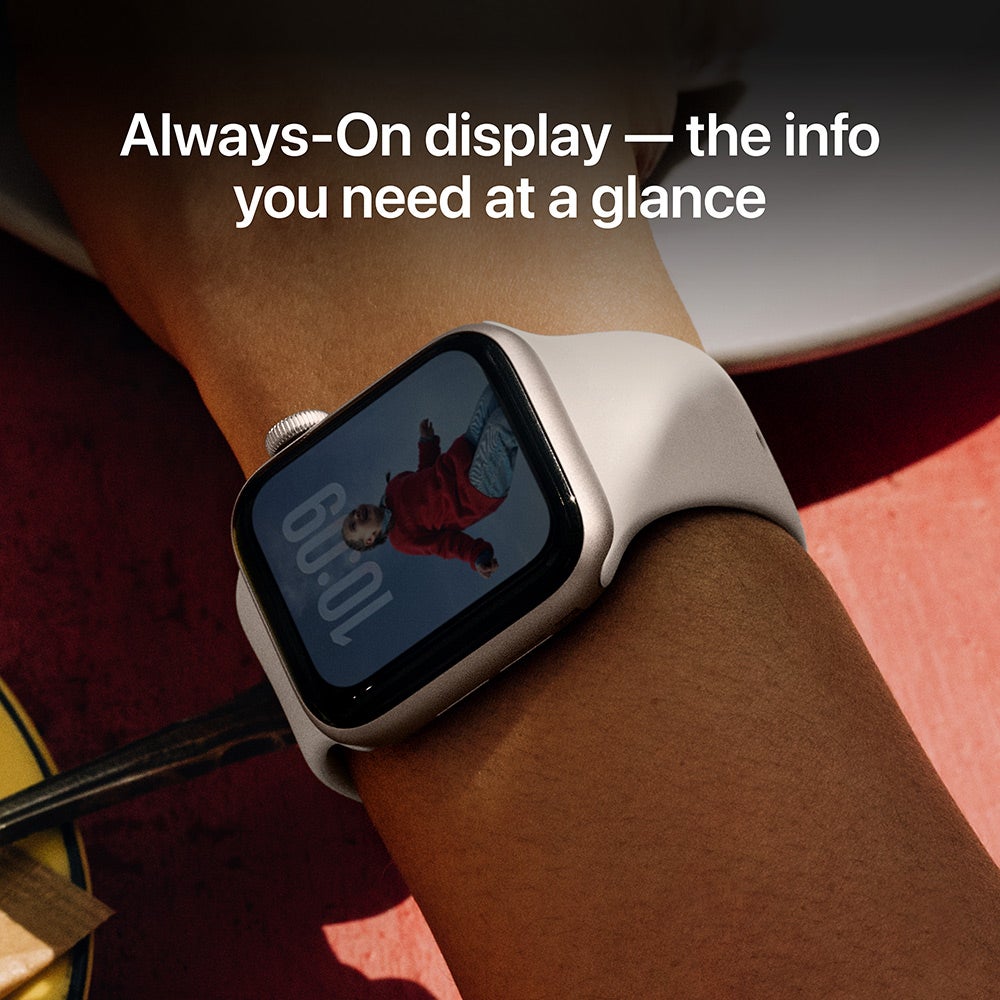 Apple Watch SE 3 GPS 40mm Starlight Aluminium Case with Starlight Sport Band - S/M (MEH34AF/A) - Image 5