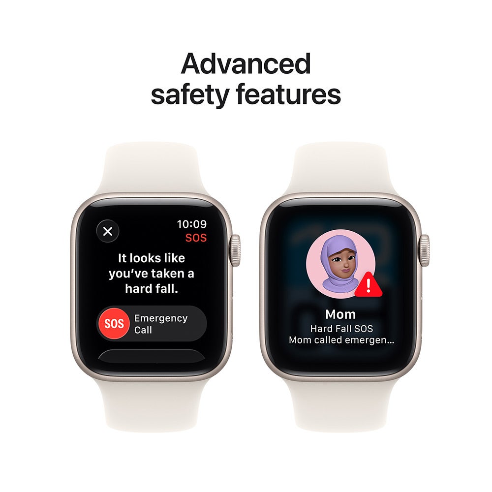 Apple Watch SE 3 GPS 40mm Starlight Aluminium Case with Starlight Sport Band - S/M (MEH34AF/A) - Image 7
