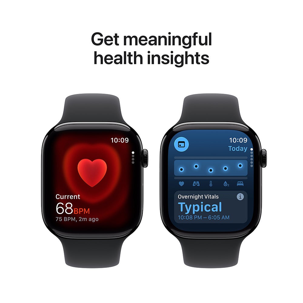 Apple Watch Series 11 GPS 46mm Jet Black Aluminium Case with Black Sport Band - M/L (MEUX4AF/A) - Image 5