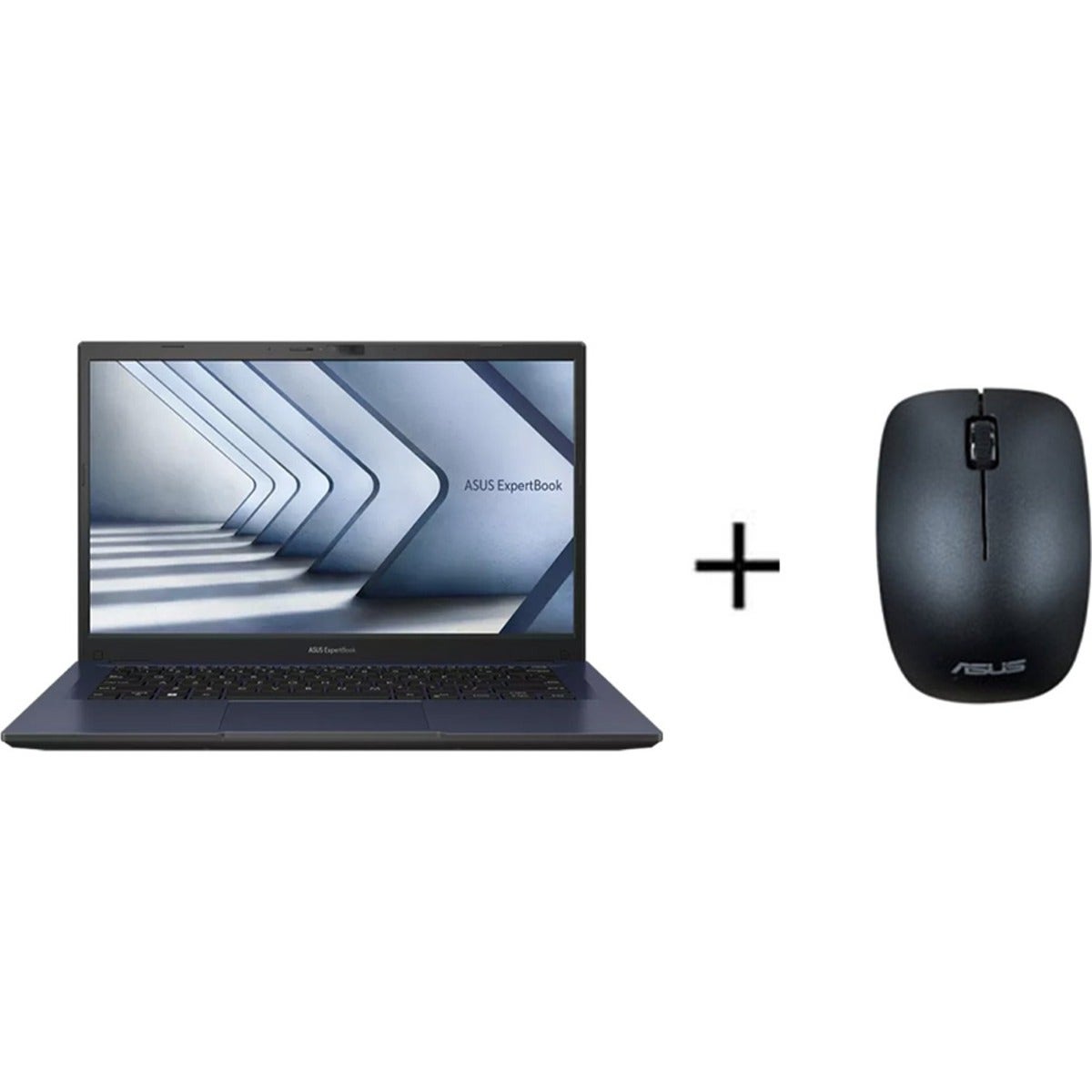 ASUS ExpertBook B14 Intel® Core™ i7-1355U 16GB RAM 512GB SSD Intel® UHD Graphics 14" FHD Windows 11 Pro Commercial Laptop - Star Black with Wireless Mouse [B1402CVA-NK2474X]