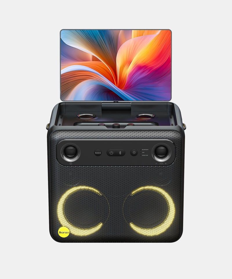 Ikarao Break X2 Smart Party Speaker 600W with Built-In 10.1" Screen and Wireless Microphone [BREAK X2]