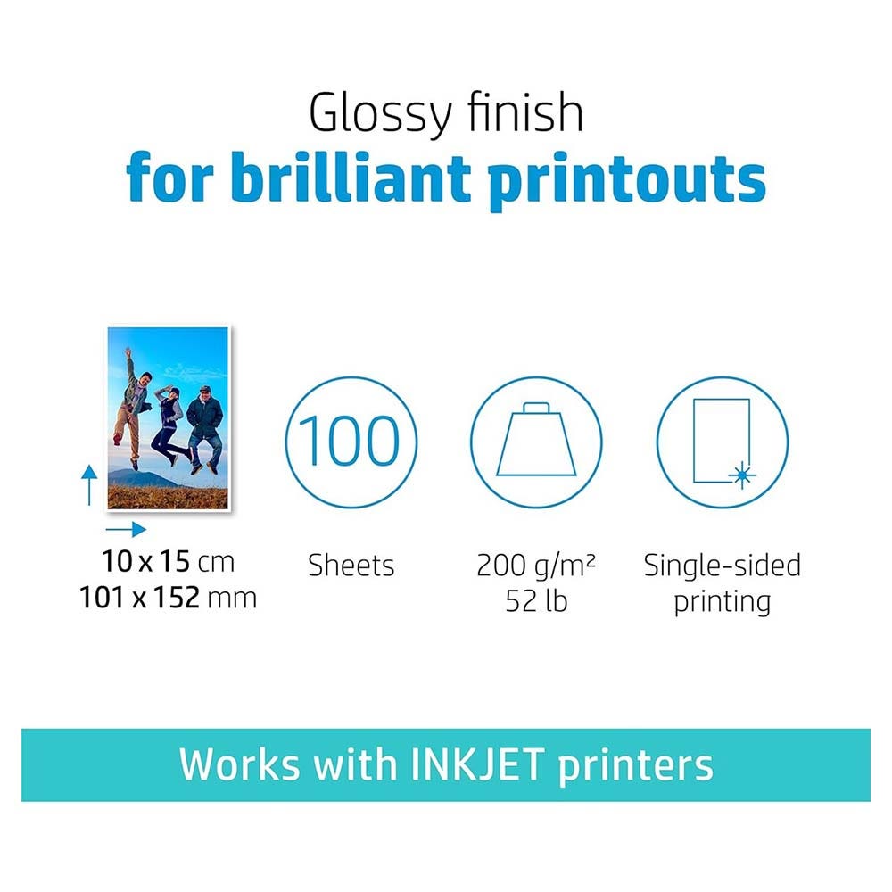 HP Everyday Photo Paper Glossy 10 x 15 cm 100 sheets - Image 3
