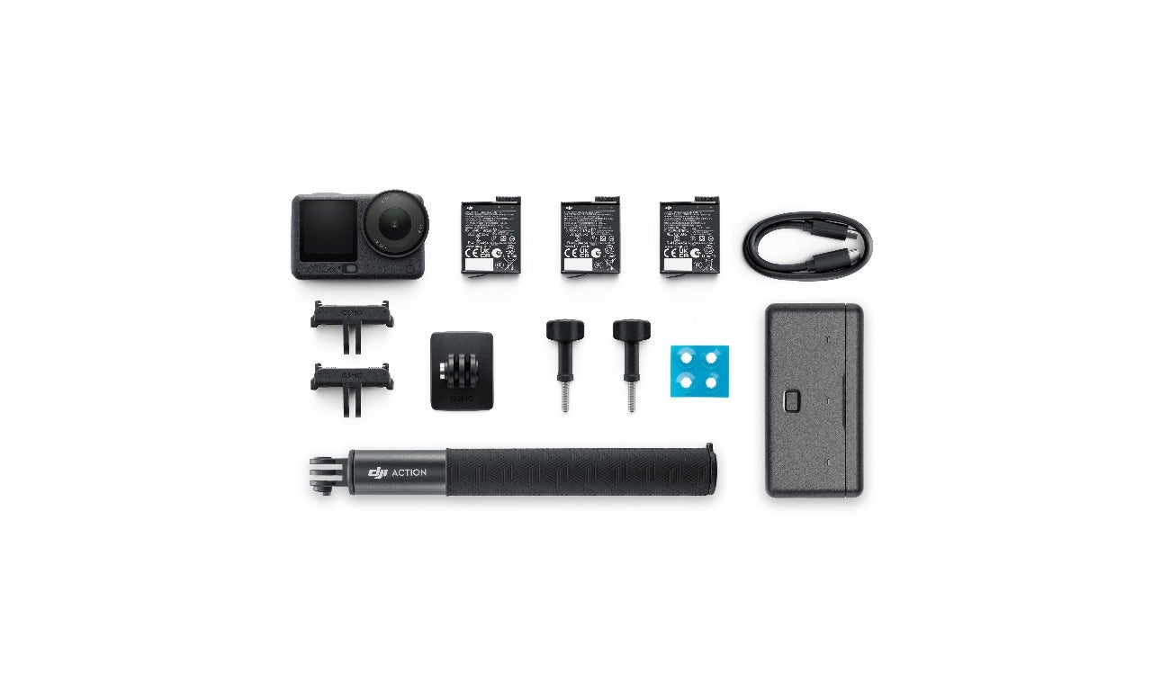 DJI Osmo Action 6 Action Camera Adventure Combo - Black (DJI-ZA600-C2)