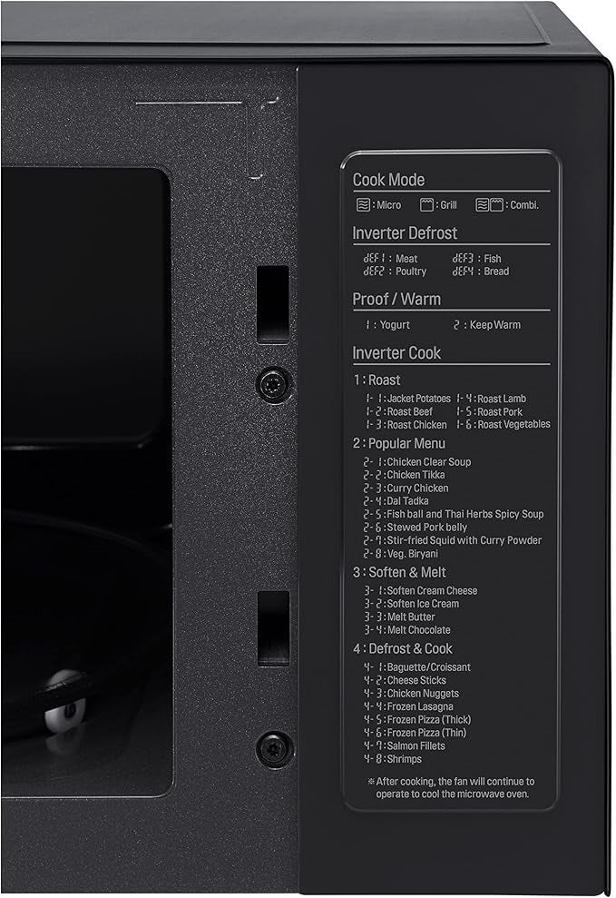 LG Microwave Oven 42 Liters - Black (MH8265DIS) - Image 5